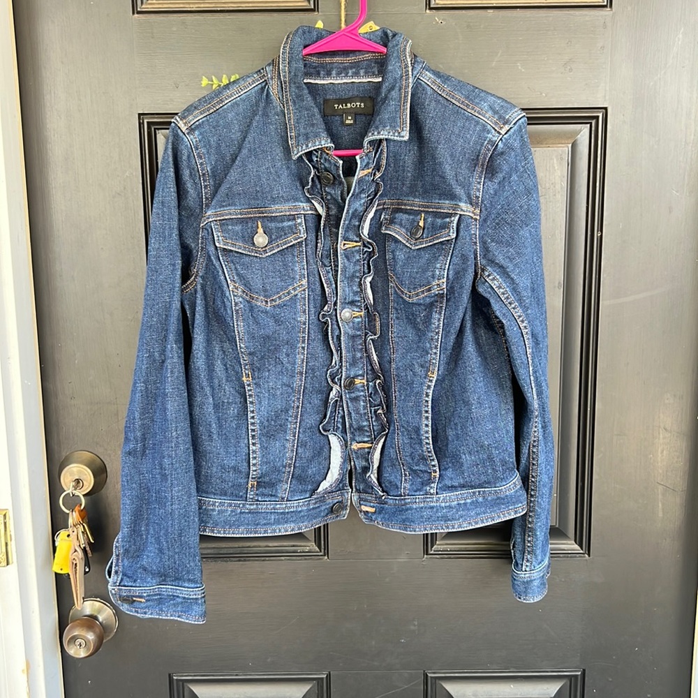 Talbots jean jacket size M